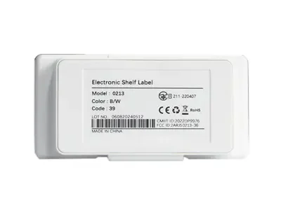 Effirox-2.13인치 전자 선반 라벨 뒷면