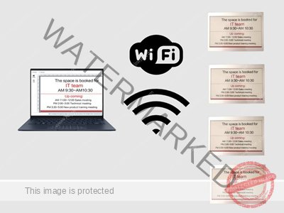 digital room signage wifi