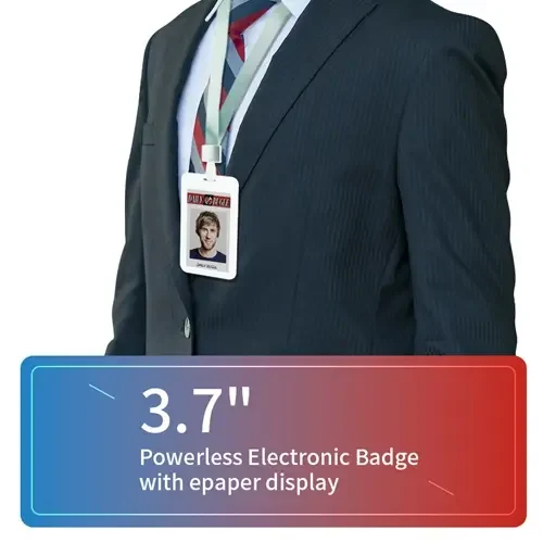 e-ink smart badge