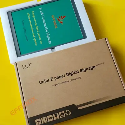 Full Color E-ink Signage That Update Remotely