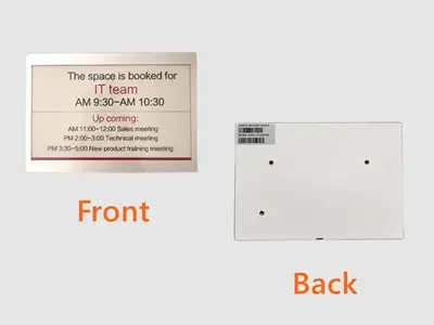 Effirox digital meeting room sign