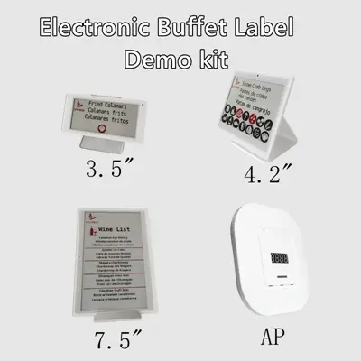Effirox electronic buffet label demo kit