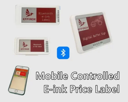 Effirox bluetooth e-ink label